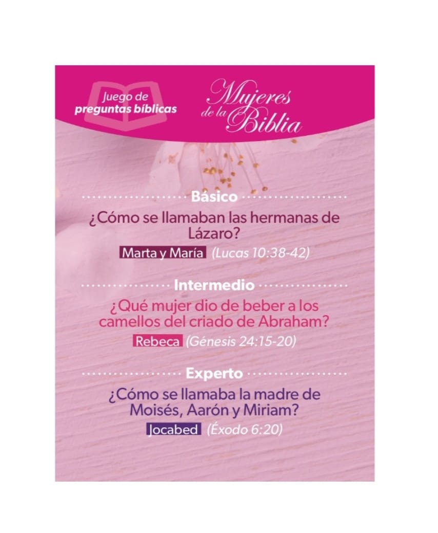 MUJERES DE LA BIBLIA