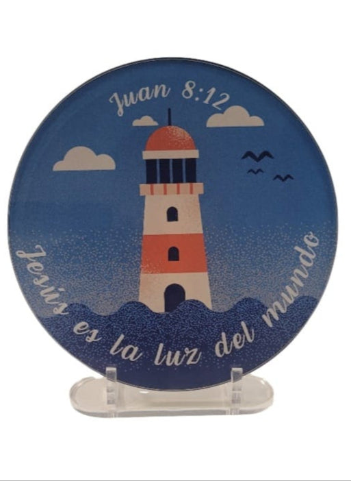 CIRCULO METACRILATO          JUAN 8:12